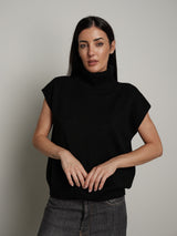 gilet dolcevita - Nero