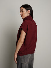 gilet dolcevita - Bordeaux