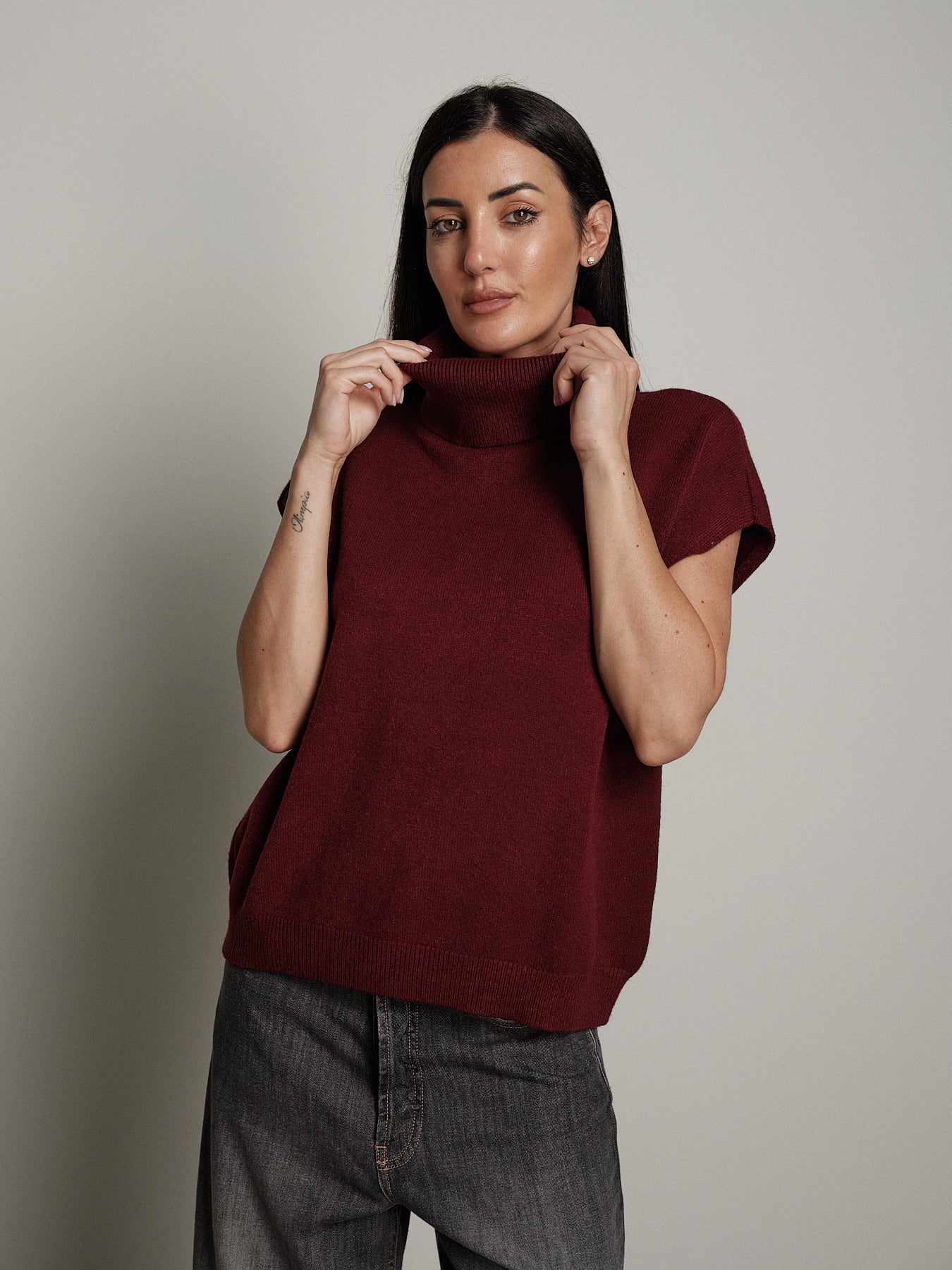 gilet dolcevita - Bordeaux