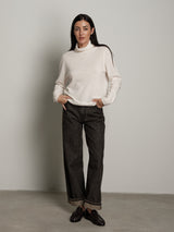 Jeans judo sabbiato - Nero
