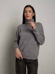dolcevita basico pura lana - Grigio