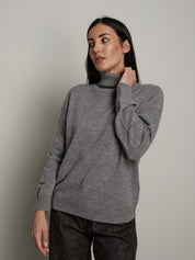 dolcevita basico pura lana - Grigio