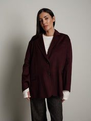 Giacca cappotto over - Bordeaux