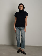 gilet dolcevita - Blu