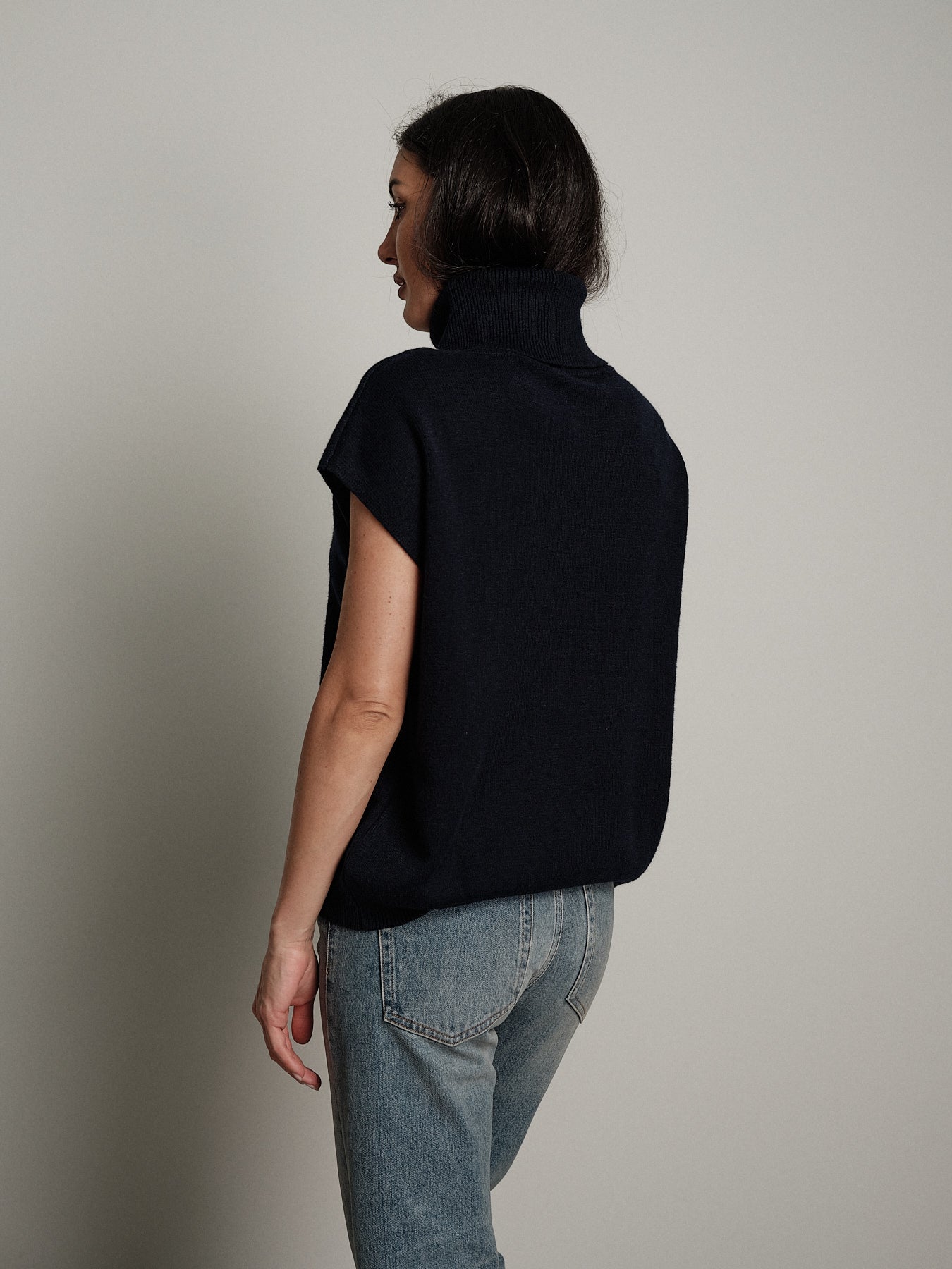 gilet dolcevita - Blu