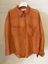 Camicia mussola leggera - Arancio