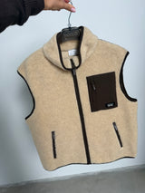 Gilet teddy virale - Beige