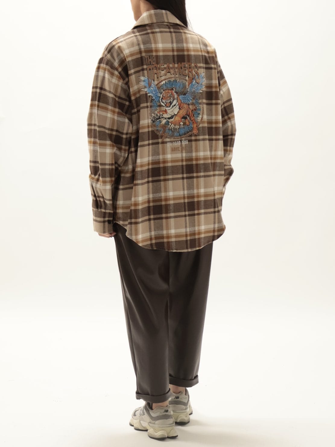 Pantalone bestseller ecopelle moro