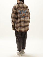 Pantalone bestseller ecopelle moro