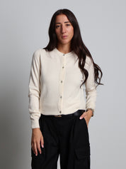 Cardigan rebecchina - Panna