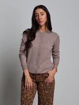 Cardigan rebecchina - Tortora