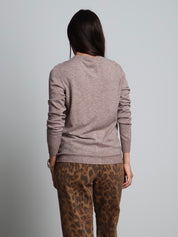 Cardigan rebecchina - Tortora