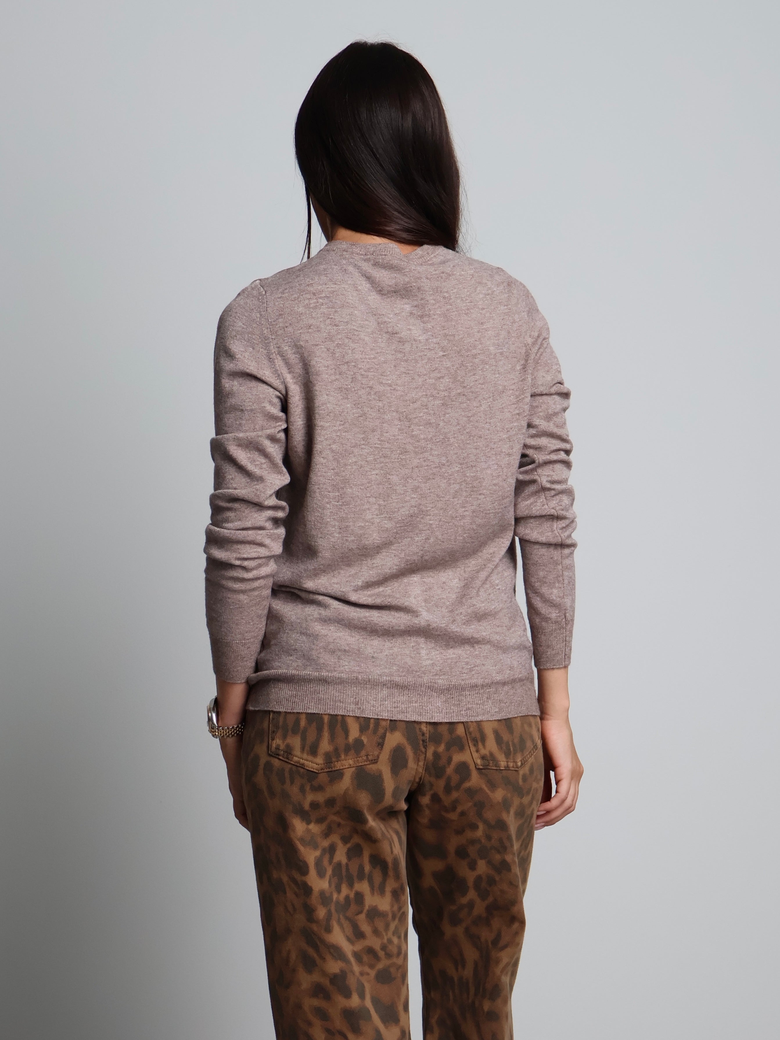 Cardigan rebecchina - Tortora