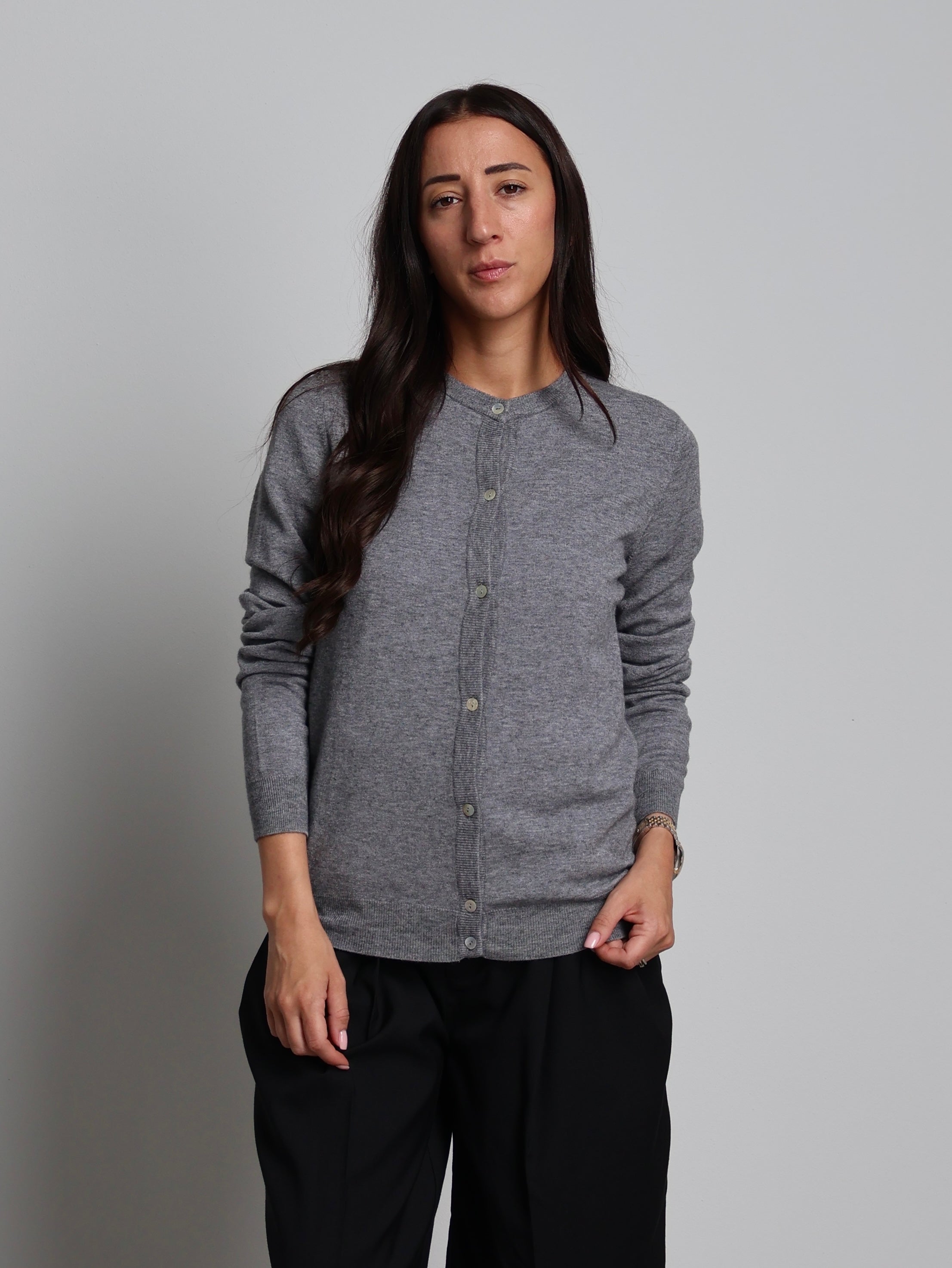 Cardigan rebecchina - Grigio