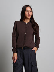 Cardigan rebecchina - moro