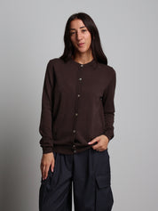 Cardigan rebecchina - moro