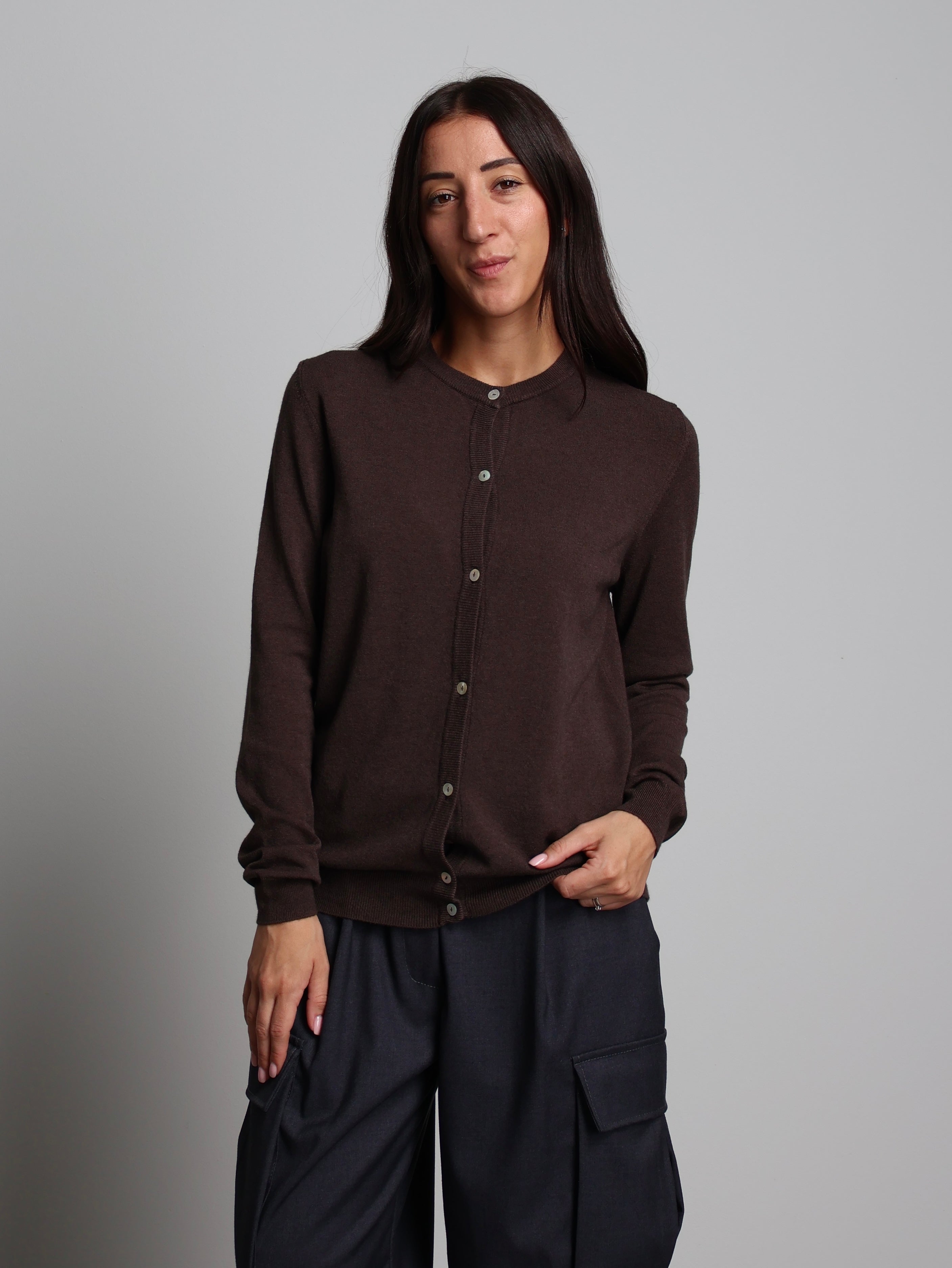 Cardigan rebecchina - moro