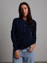 Cardigan rebecchina - Blu notte