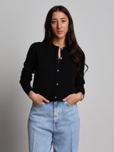 Cardigan rebecchina - nero