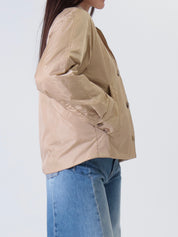 Giacca piumino beige