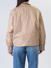 Giacca piumino beige