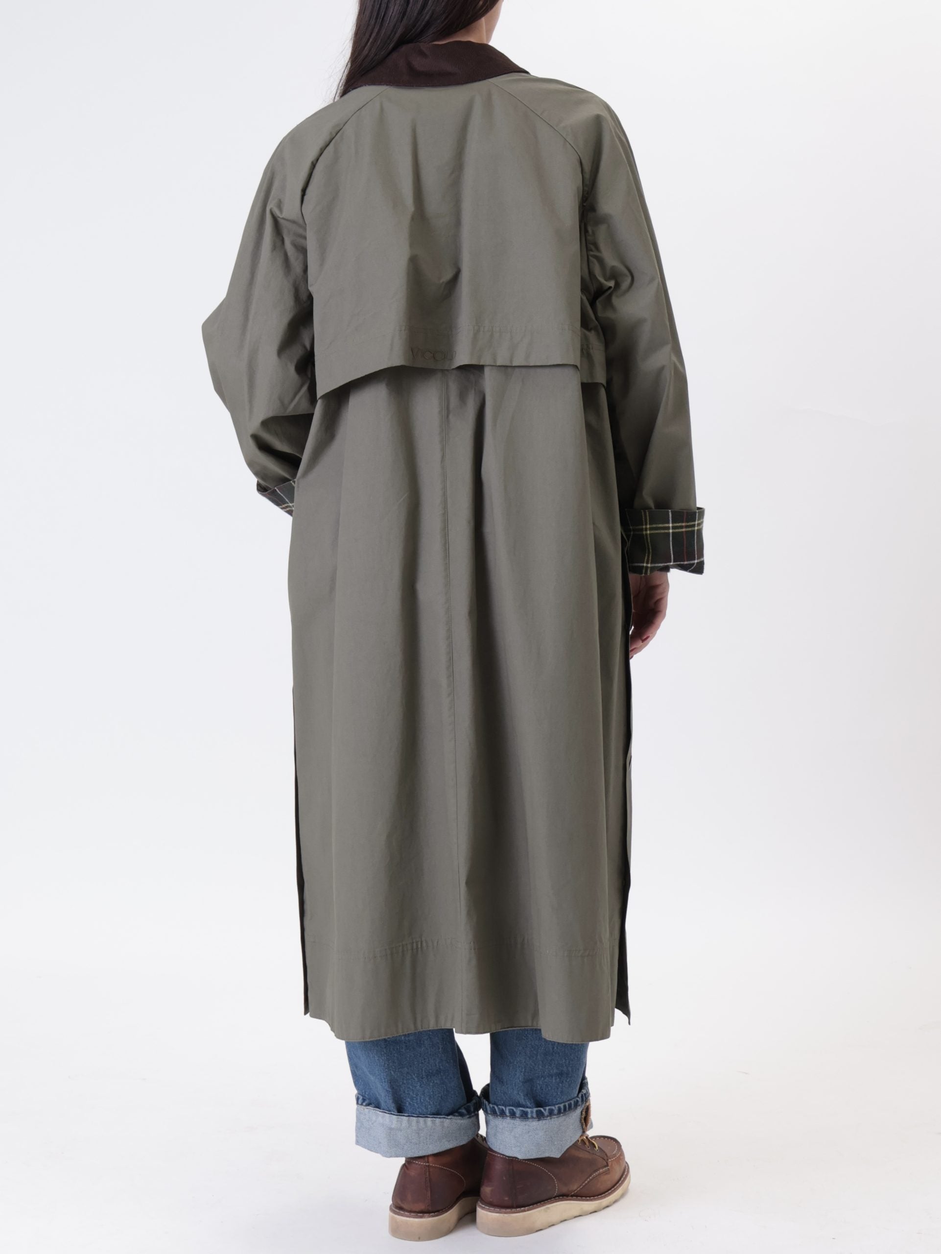 Trench lungo militare