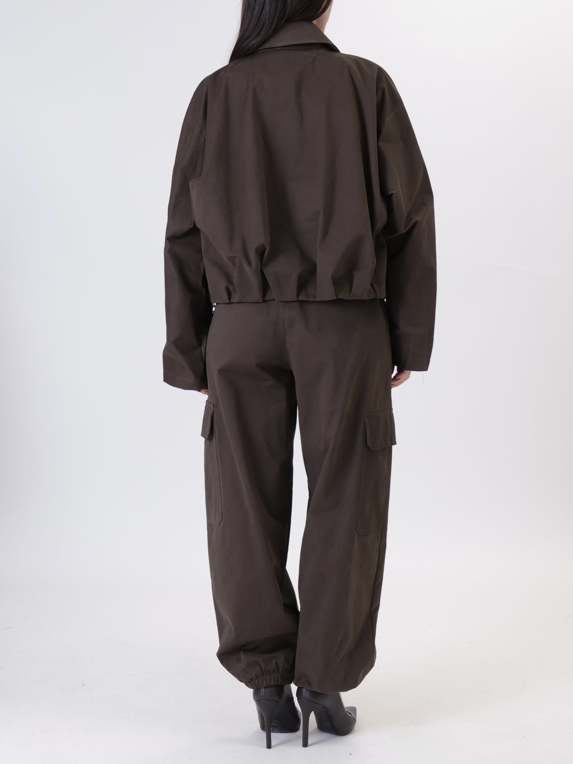 Bomber Luna zip moro