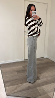 Jeans, gray, like new
