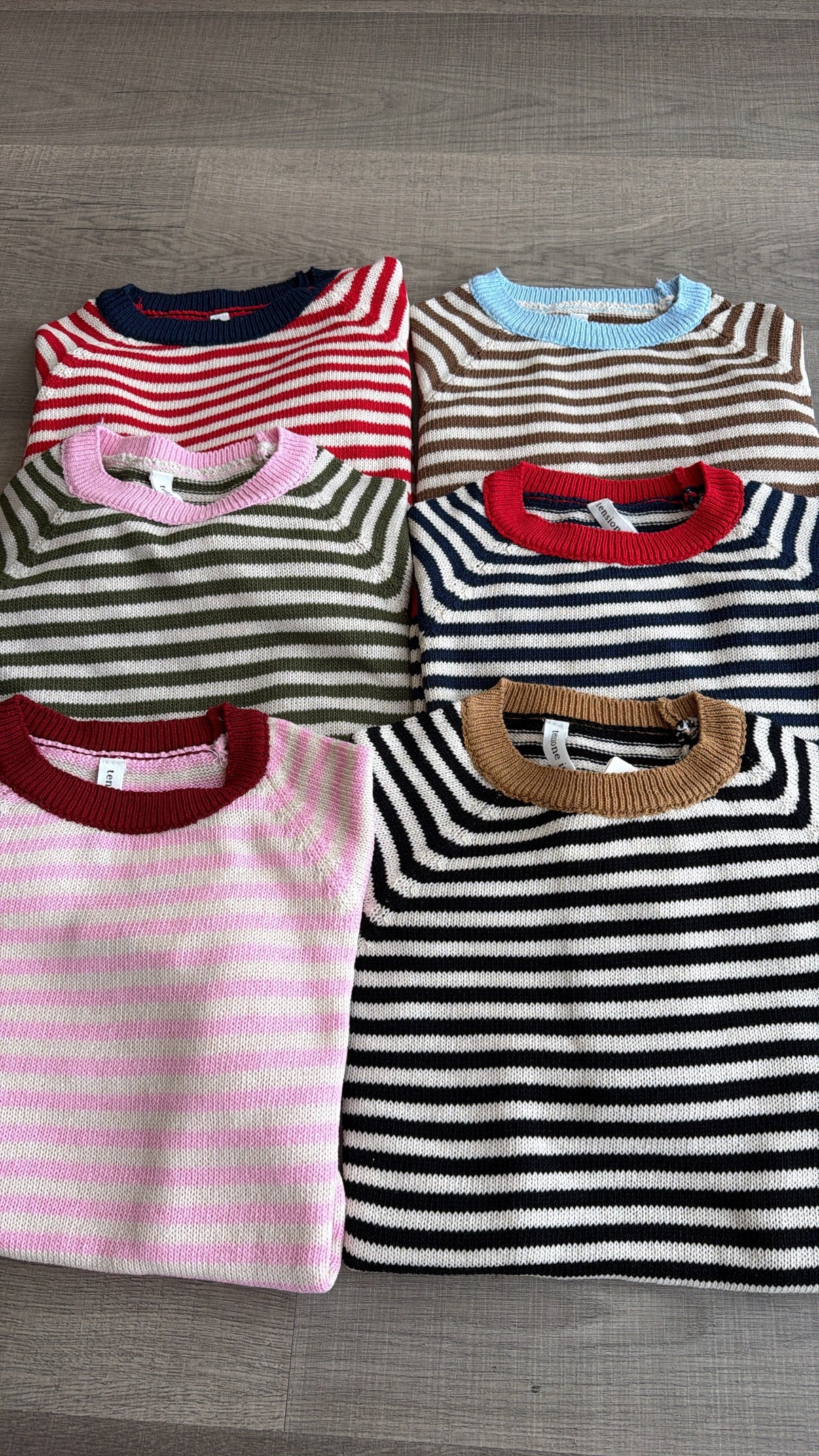 Laura contrast jumper (colours inside)