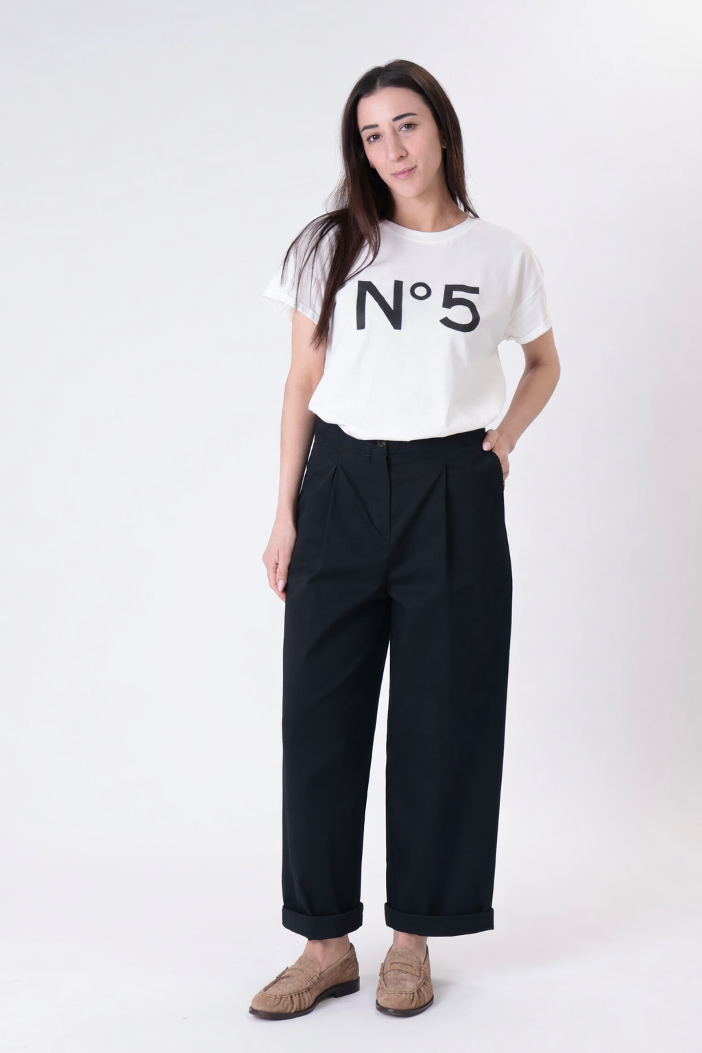 Pantalone Lady pinces nero
