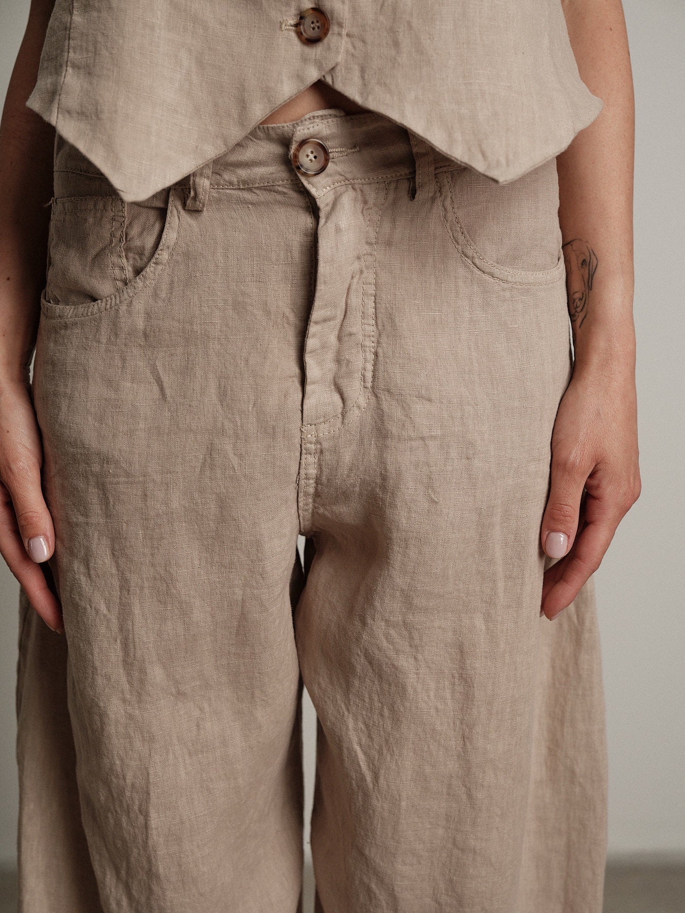Pantalone Aurora Balloon sabbia PREORDINE - 25/06