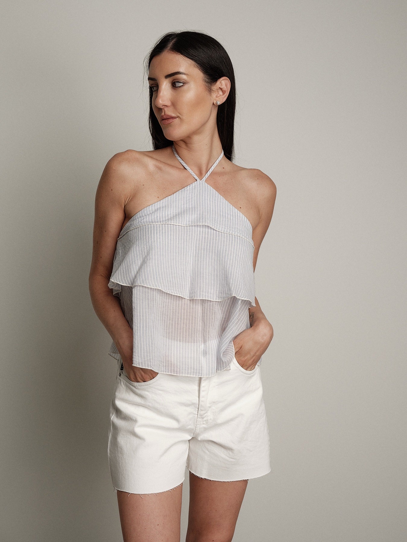 Light blue Cora top