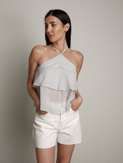 Light blue Cora top