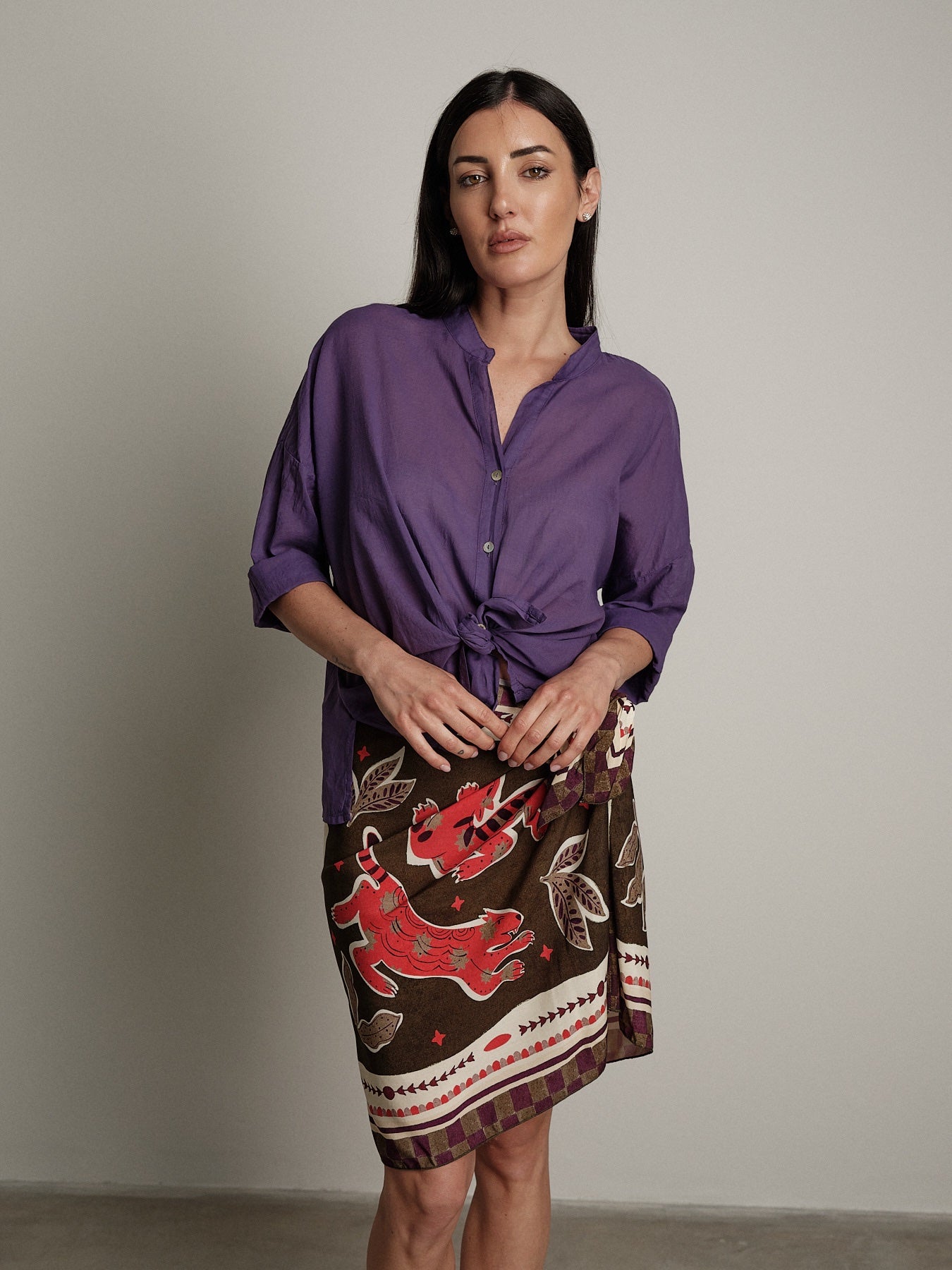 Purple voile shirt PREORDER 12/06