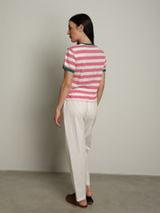 Pantalone estivo bianco