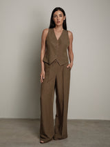 Completo gilet + pantalone Moon militare