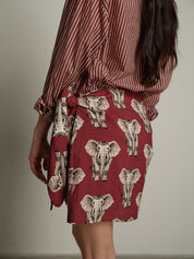 Gonna pareo elefante india/beige PREORDINE 25/06