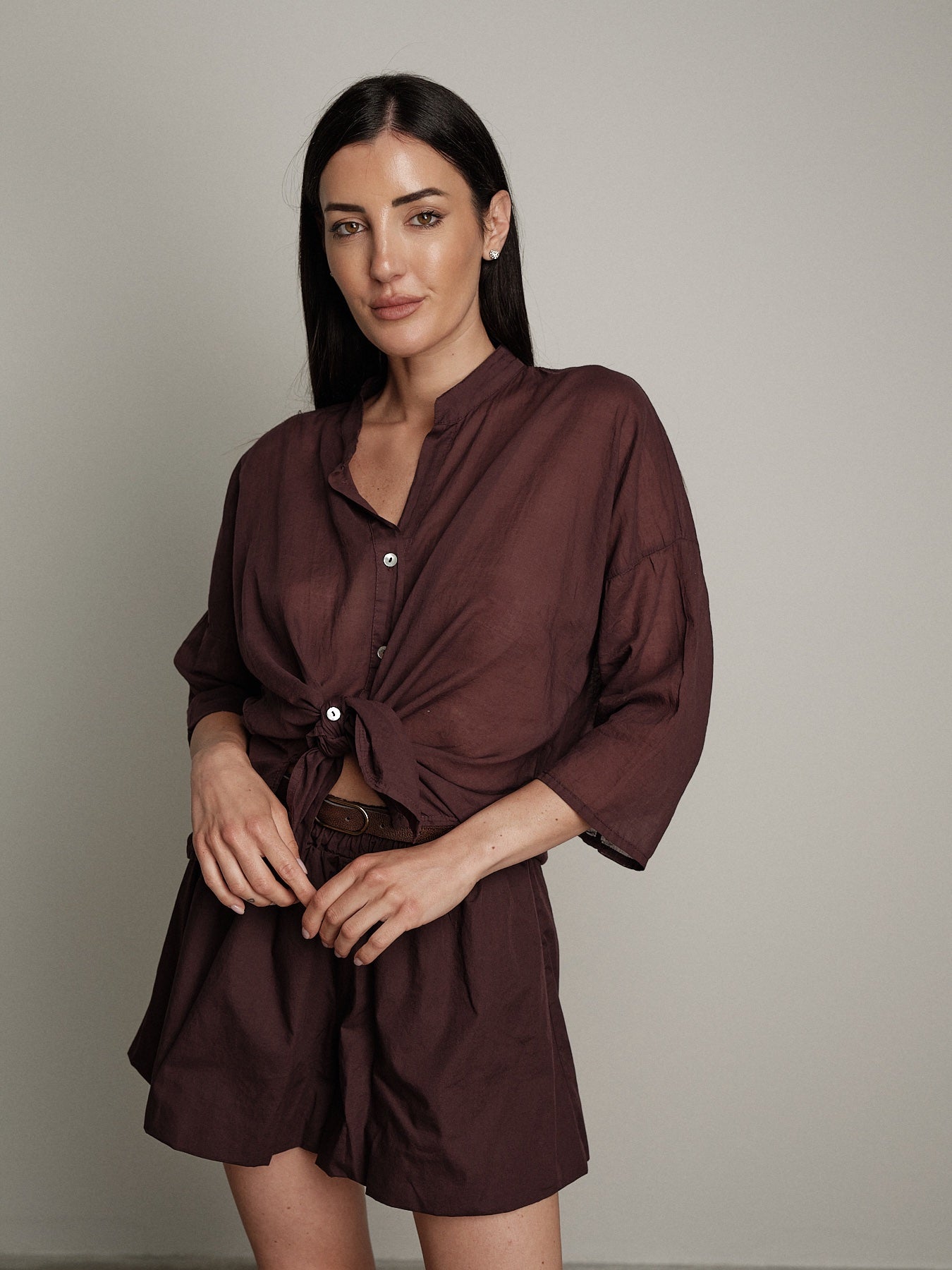 Fig voile shirt