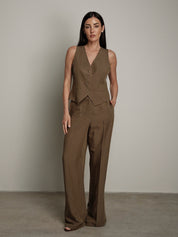 Completo gilet + pantalone Moon militare