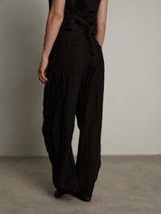 Pantalone Aurora barrel nero