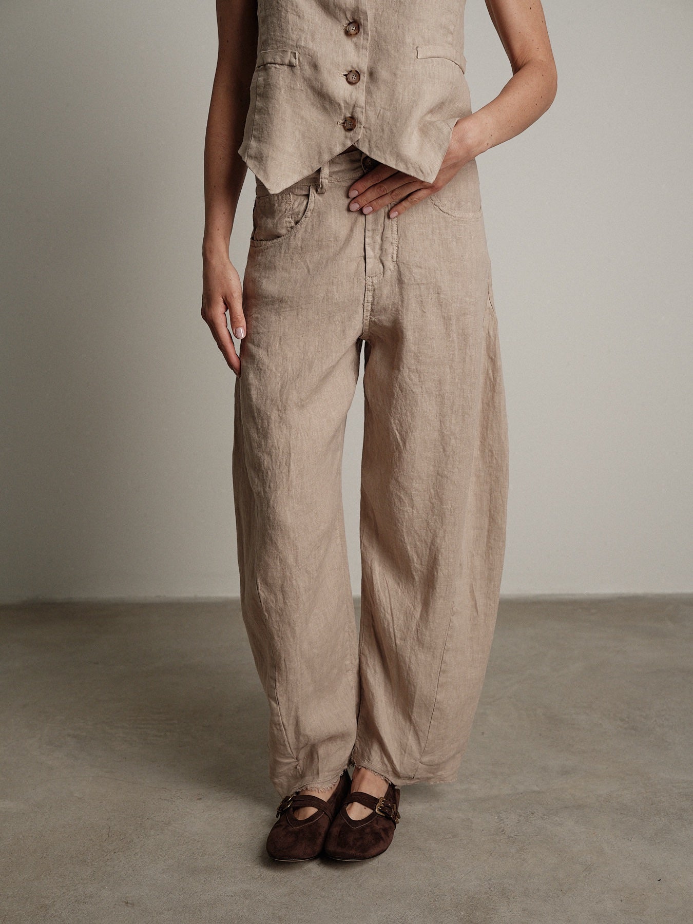 Pantalone Aurora Balloon sabbia PREORDINE - 25/06