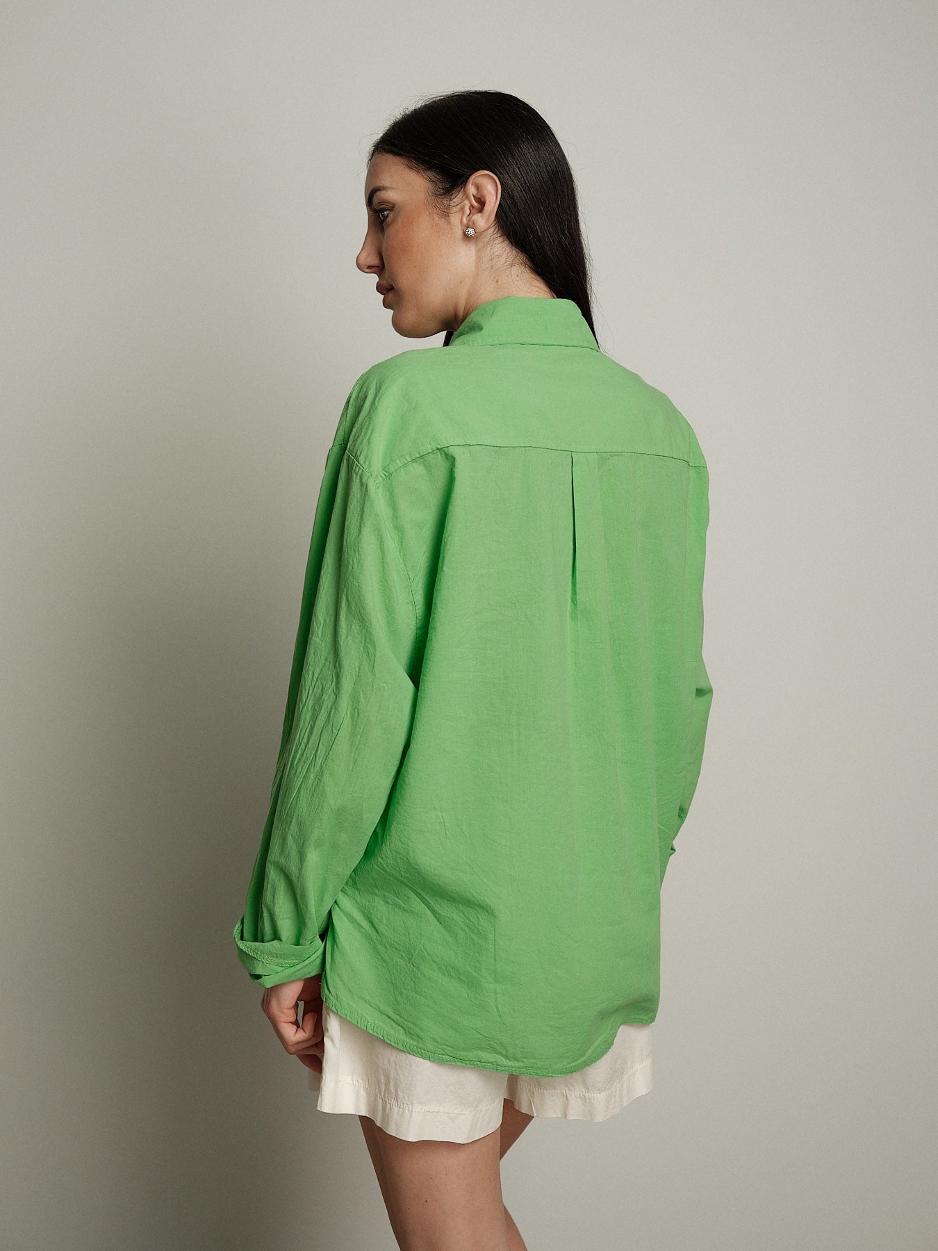Camicia mussola smeraldo