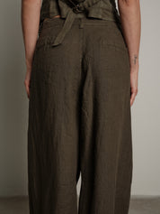 Aurora military barrel trousers