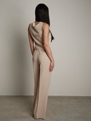 Completo gilet + pantalone Moon gesso