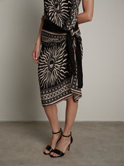 Sun black short skirt PREORDER 12/06