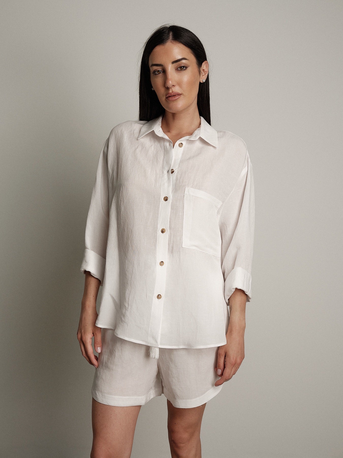 "Evergreen" white suit