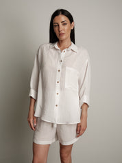 "Evergreen" white suit