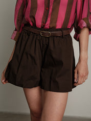Dark balloon shorts
