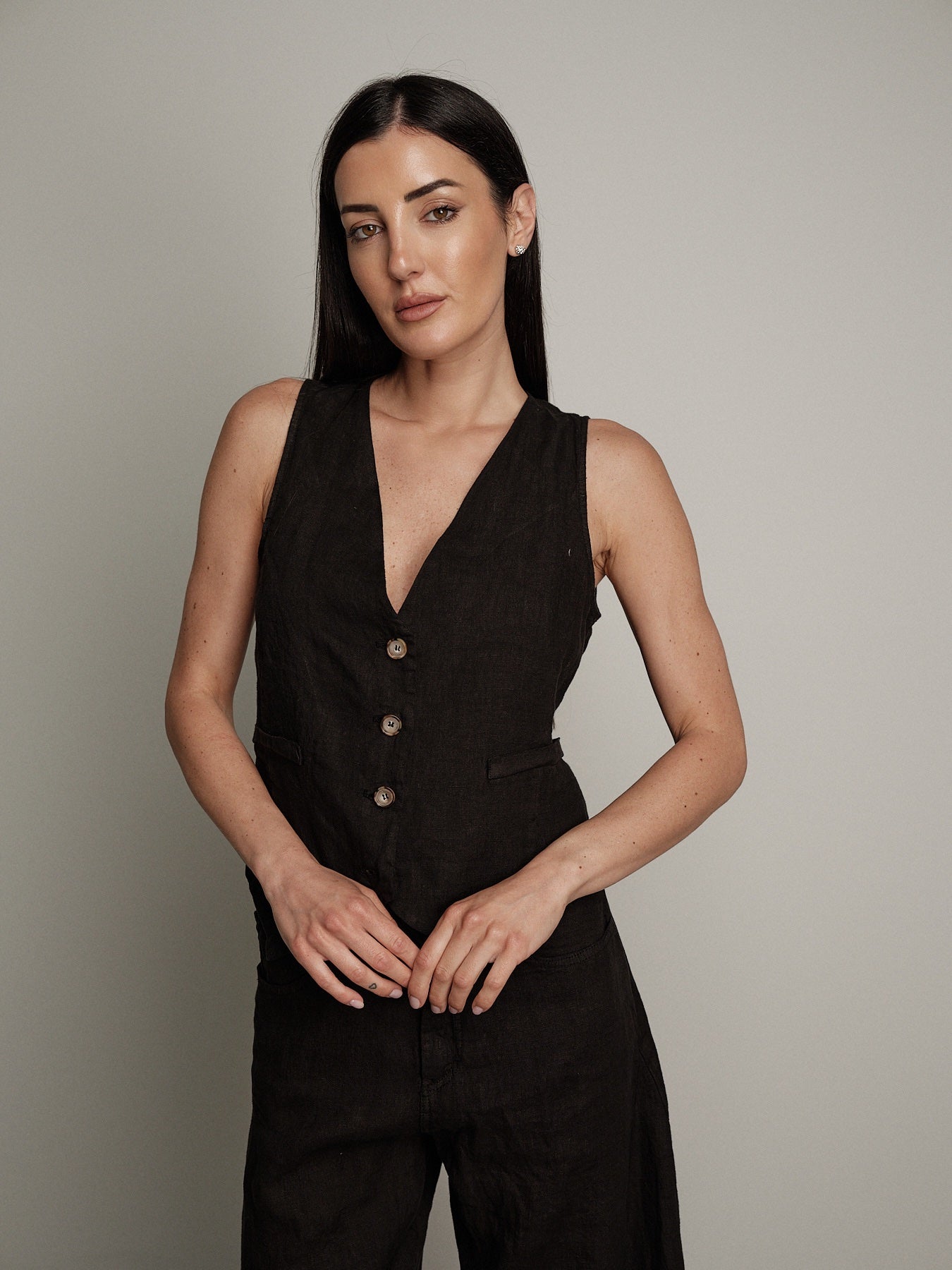 Gilet Aurora nero