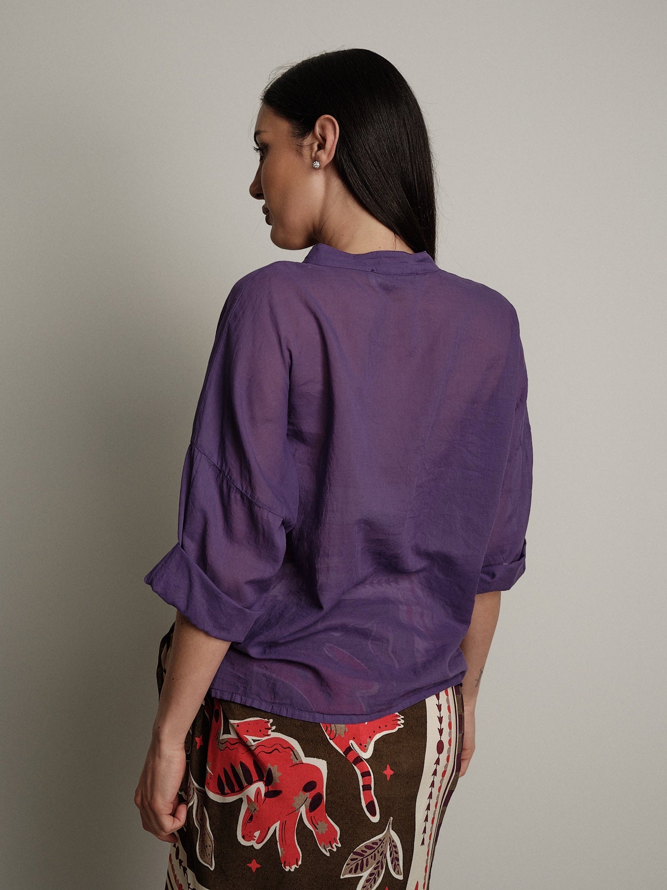 Purple voile shirt PREORDER 12/06